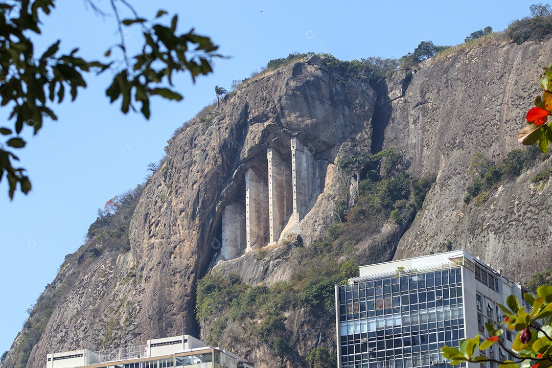 Vista da lagoa Rodrigo de Freitas no Rio de Janeiro Brasil