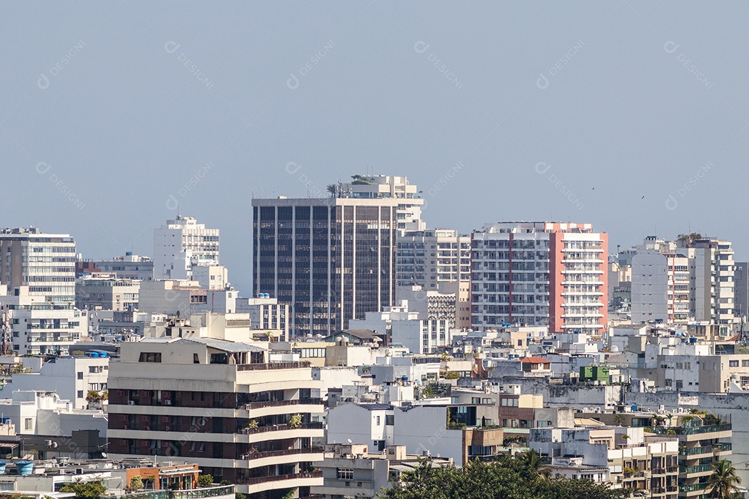 Vista da lagoa Rodrigo de Freitas no Rio de Janeiro Brasil.