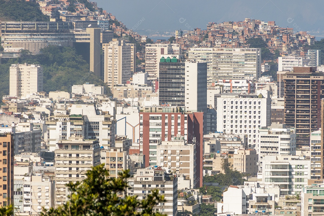 vista do bairro do Leblon, no Rio de Janeiro.
