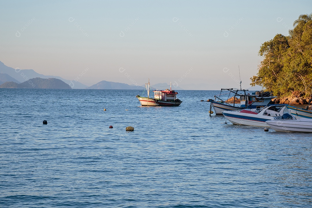 grande baía da ilha em Angra dos Reis, no Rio de Janeiro