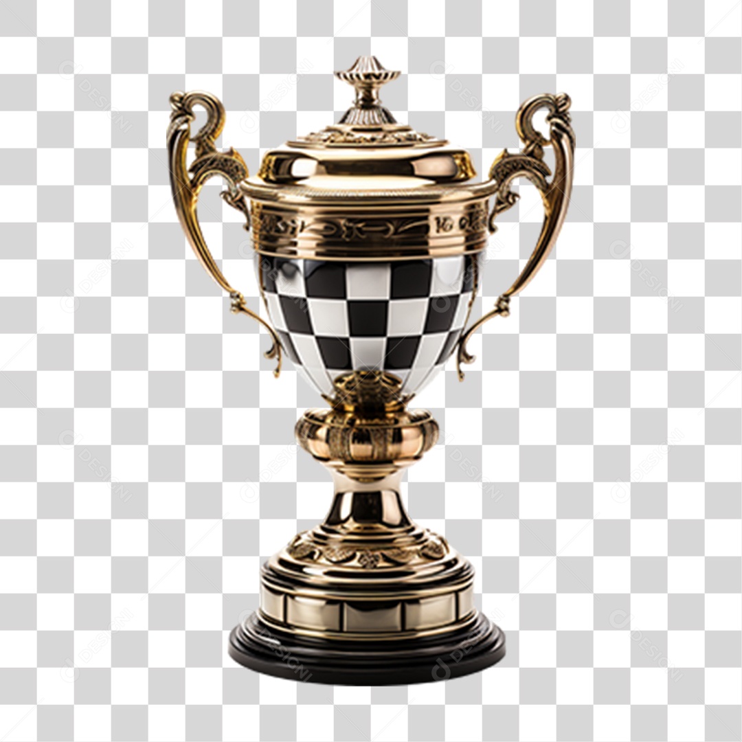 Taça para Corrida de Motocross PNG Transparente