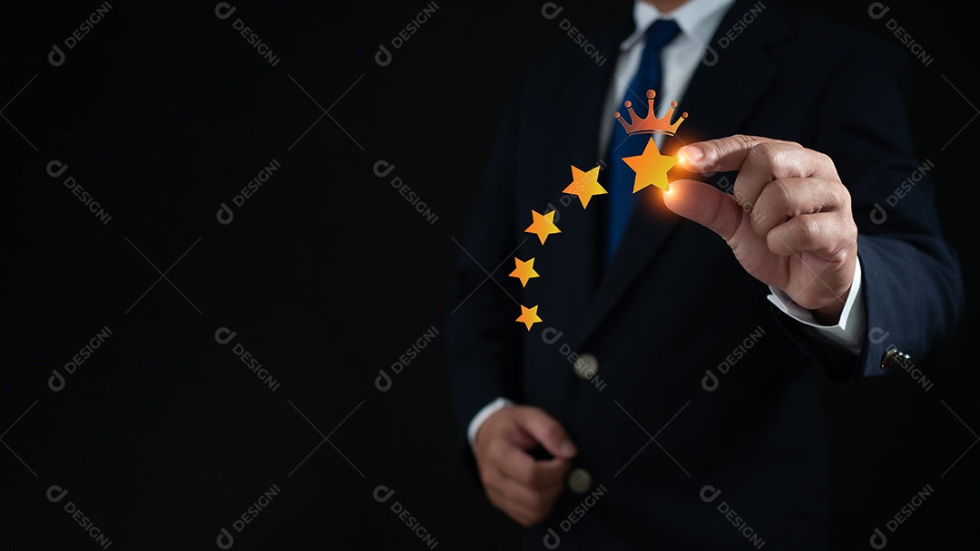 Conceito de pesquisa de satisfação do cliente, classificação de experiência de serviço