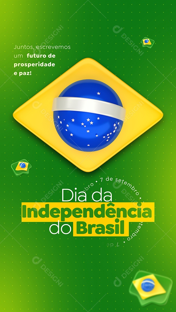 Story Sete De Setembro Escrevemos Um Futuro Social Media PSD Editável