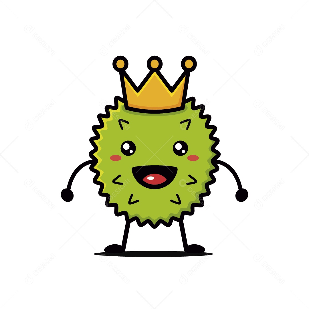 Personagem Fruta Vetor EPS