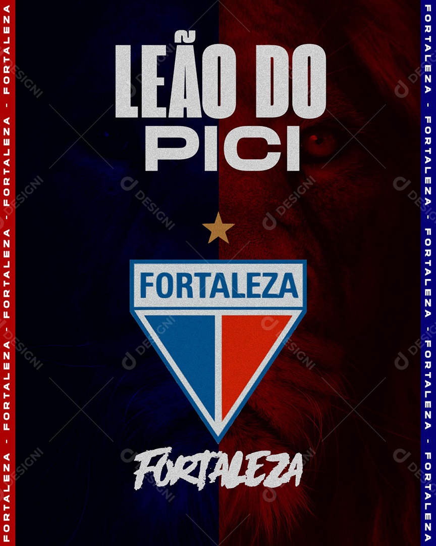 Social Media Futebol Leão Do Pici Fortaleza PSD Editável