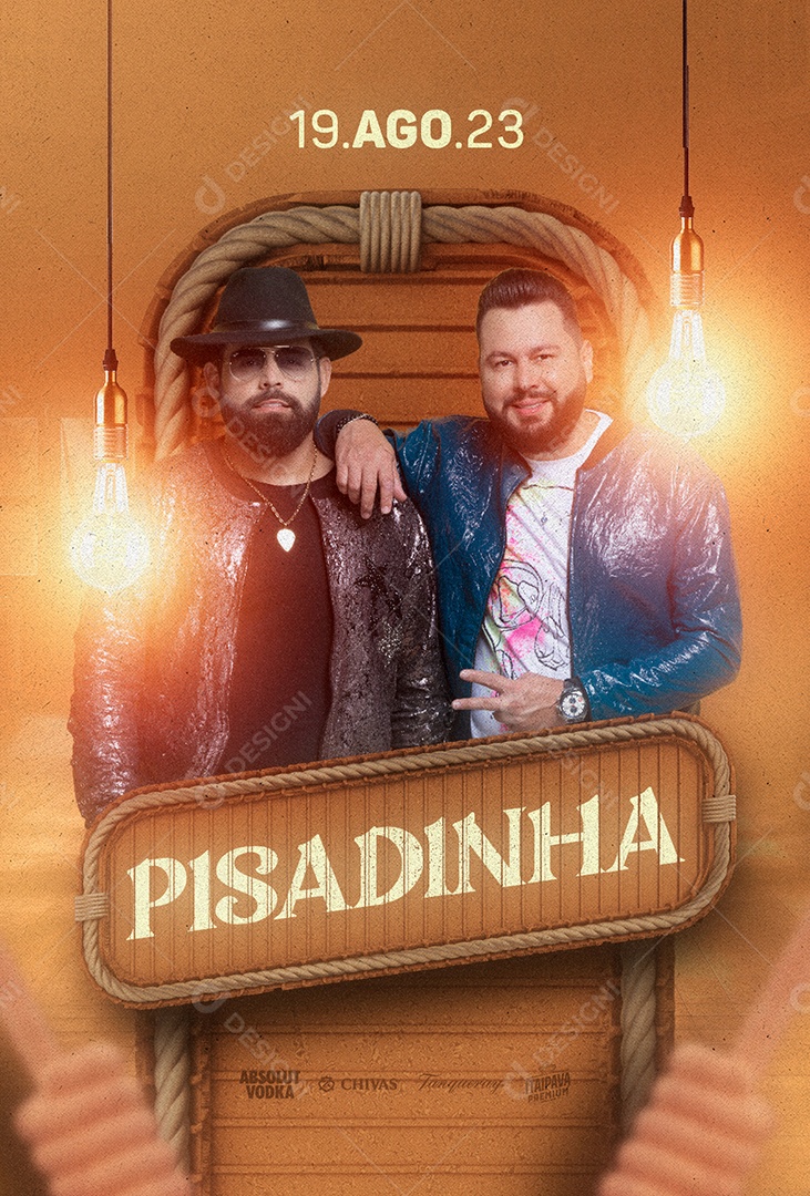 Flyer Pisadinha Social Media PSD Editável