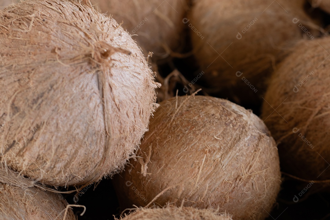 Cocos descasdos juntos