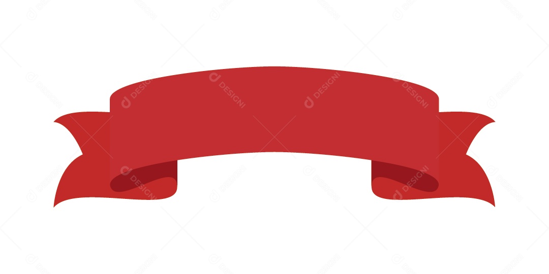 Faixa Vermelha Ilustração Vetor EPS