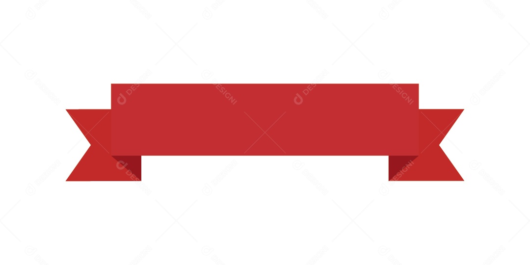 Faixa Vermelha Ilustração Vetor EPS