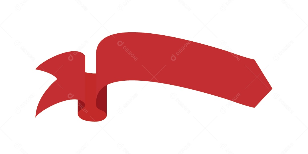 Faixa Vermelha Ilustração Vetor EPS