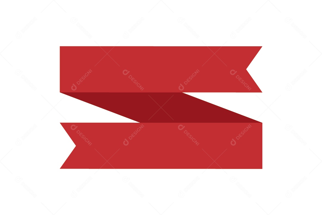 Fita Vermelha Ilustração Vetor EPS