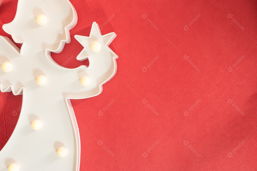 Decoração luminária de anjo
