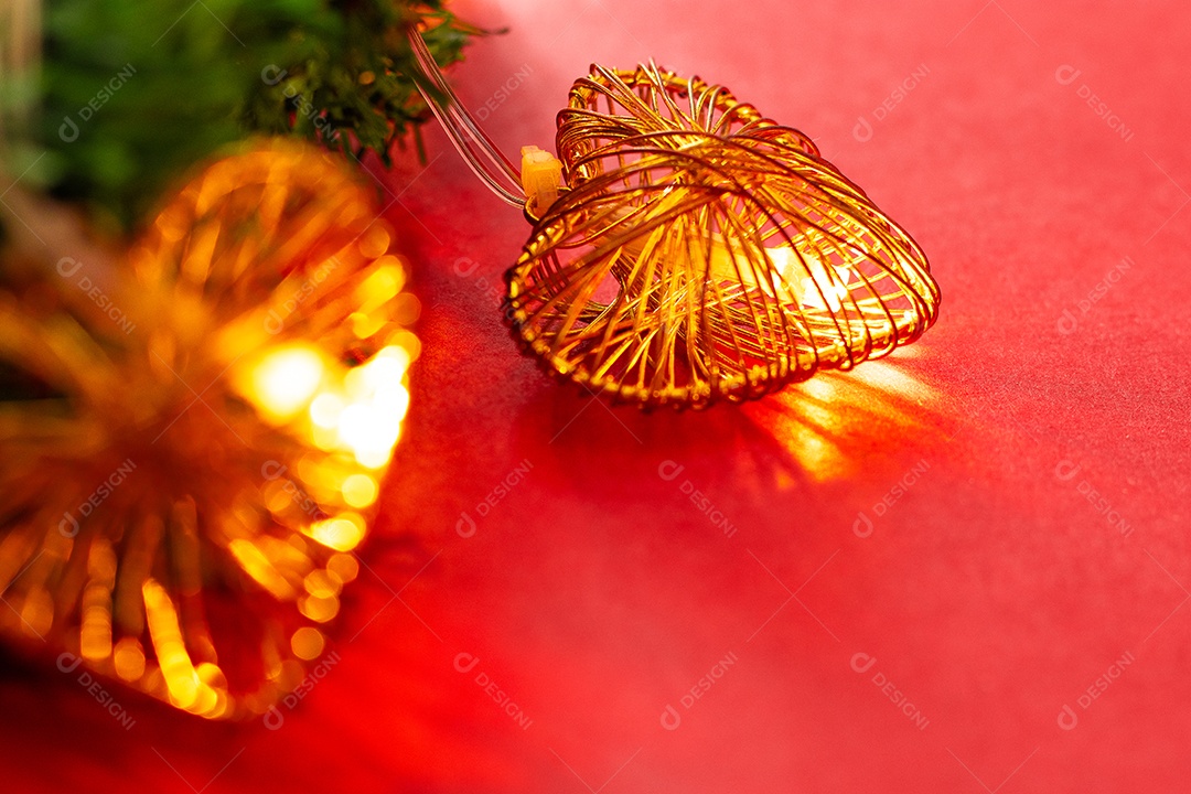 Decoração linda e delicada e árvore de natal