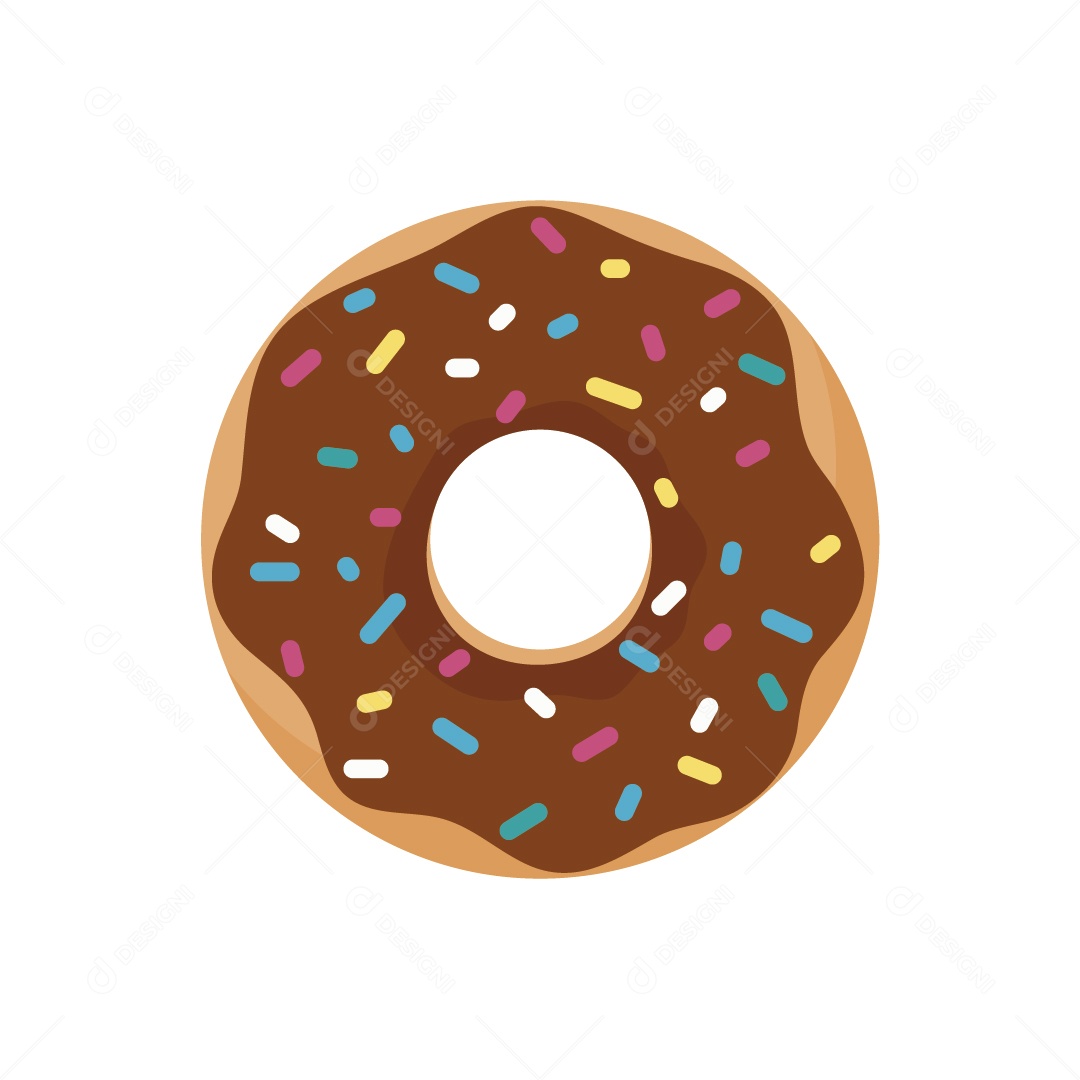 Rosquinha Donut Rosca Ilustração Vetor EPS
