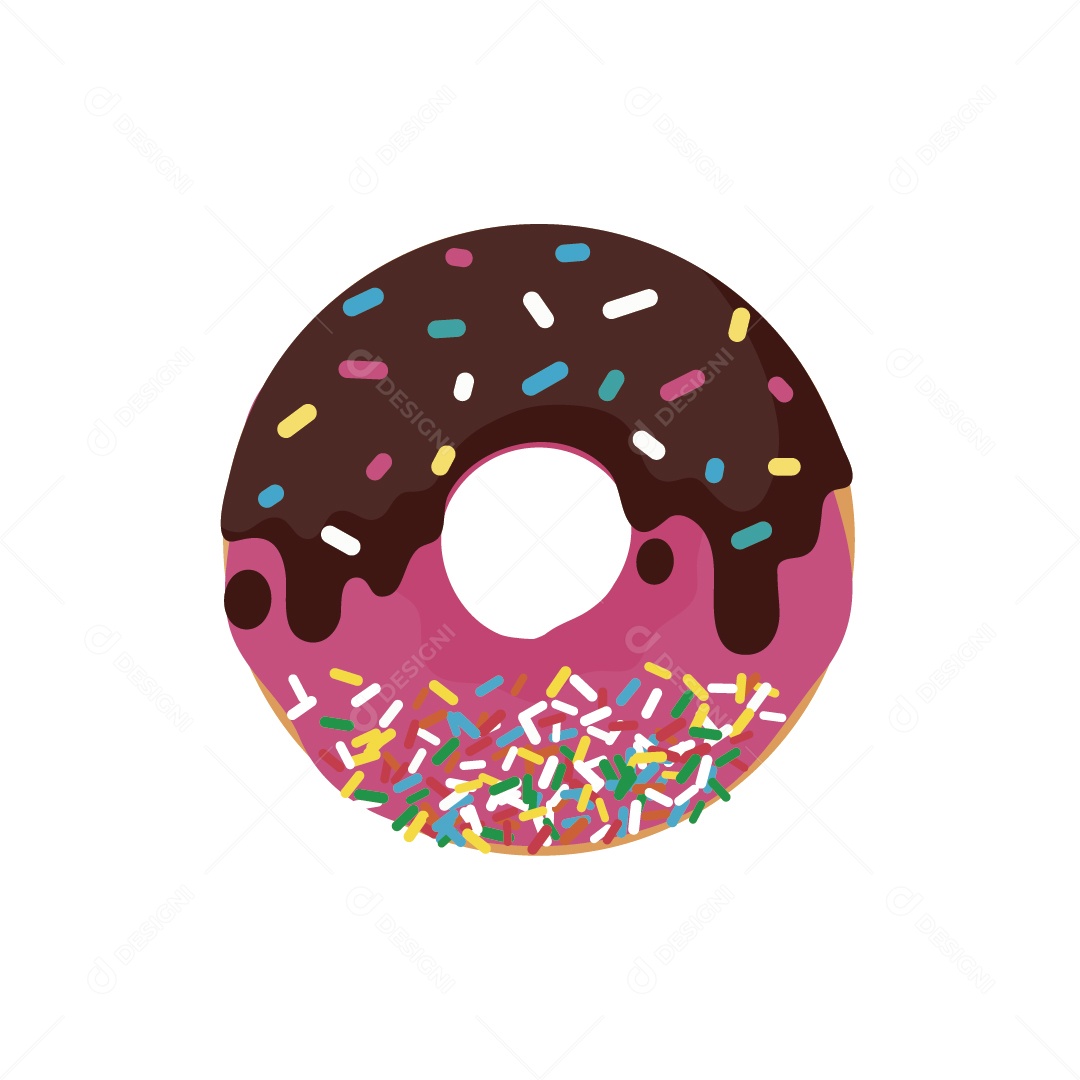 Rosquinha Donut Rosca Ilustração Vetor EPS