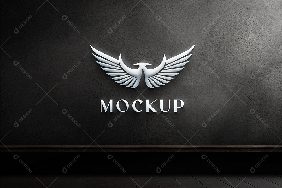 Mockup Logo Águia Para Composição PSD