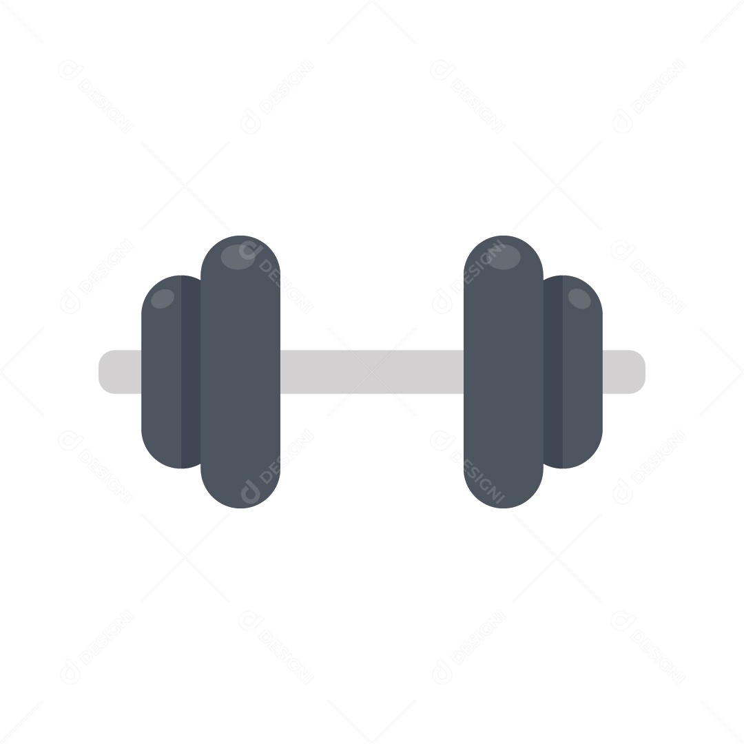 Ilustração de Mão Segurando Peso de Academia Vetor EPS