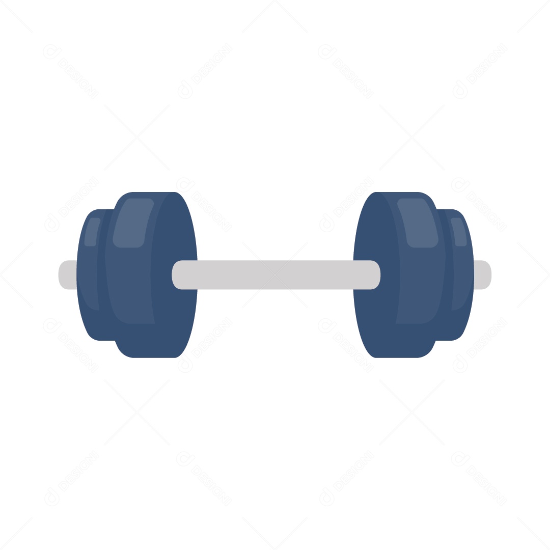 Ilustração de Peso de Academia Vetor EPS