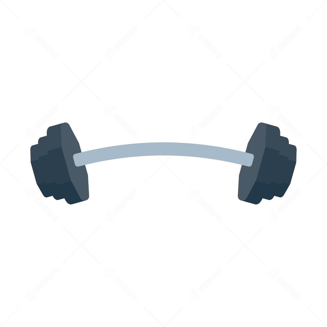 Peso de Academia Ilustração Vetor EPS