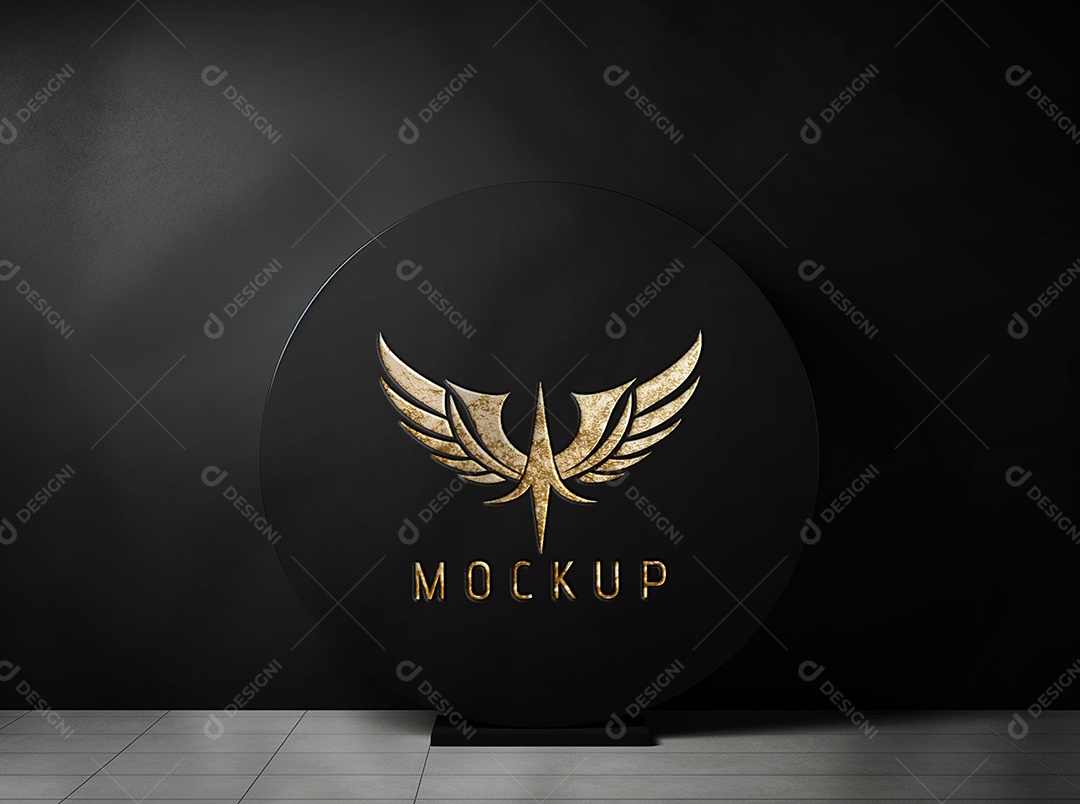 Mockup Logo Águia Para Composição PSD