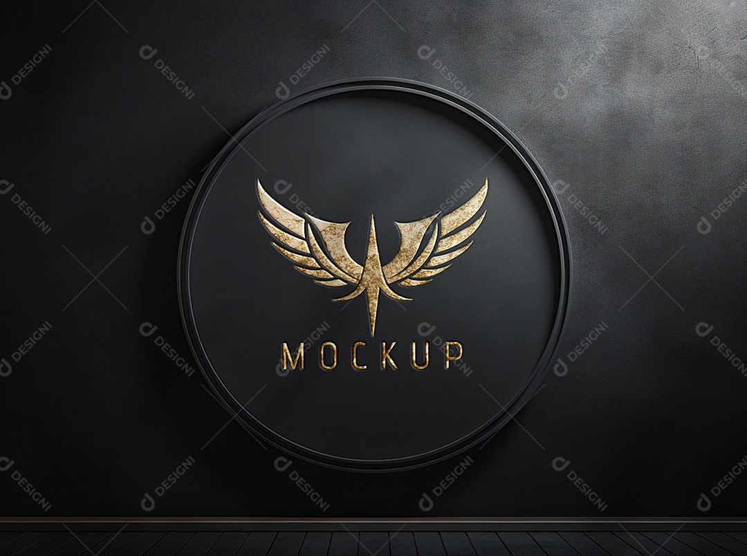 Mockup Logo Águia Para Composição PSD