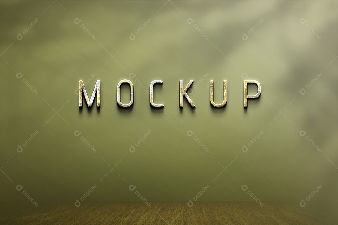 Mockup Logo Para Composição PSD