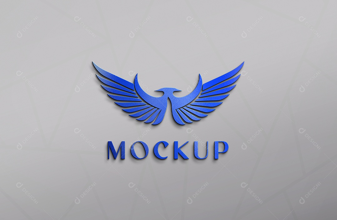 Mockup Logo Águia Para Composição PSD