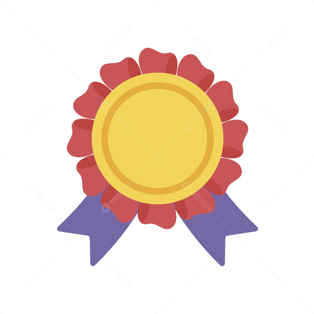 Medalha para o Vencedor Ilustração Vetor EPS