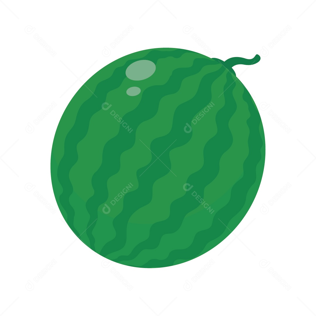 Melancia Ilustração Vetor EPS