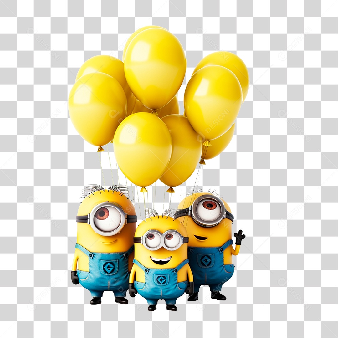 Minions Desenho Animado PNG Transparente