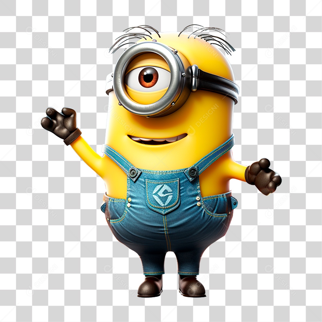 Minion Desenho Animado PNG Transparente