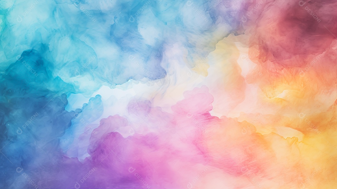 Pintura abstrata colorida