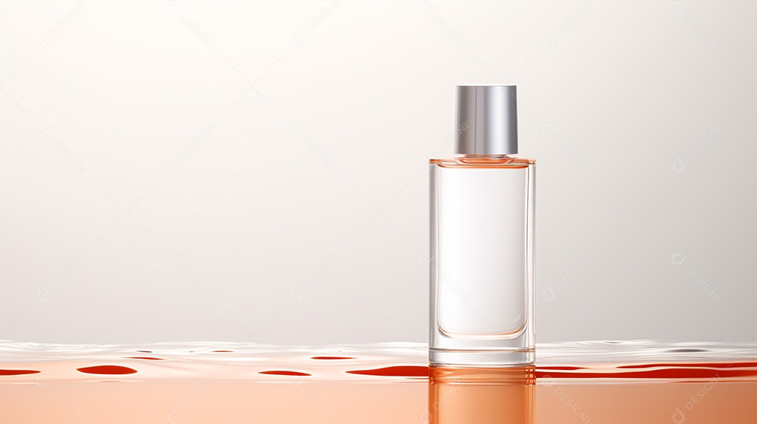 Frasco de perfume sobre uma mesa