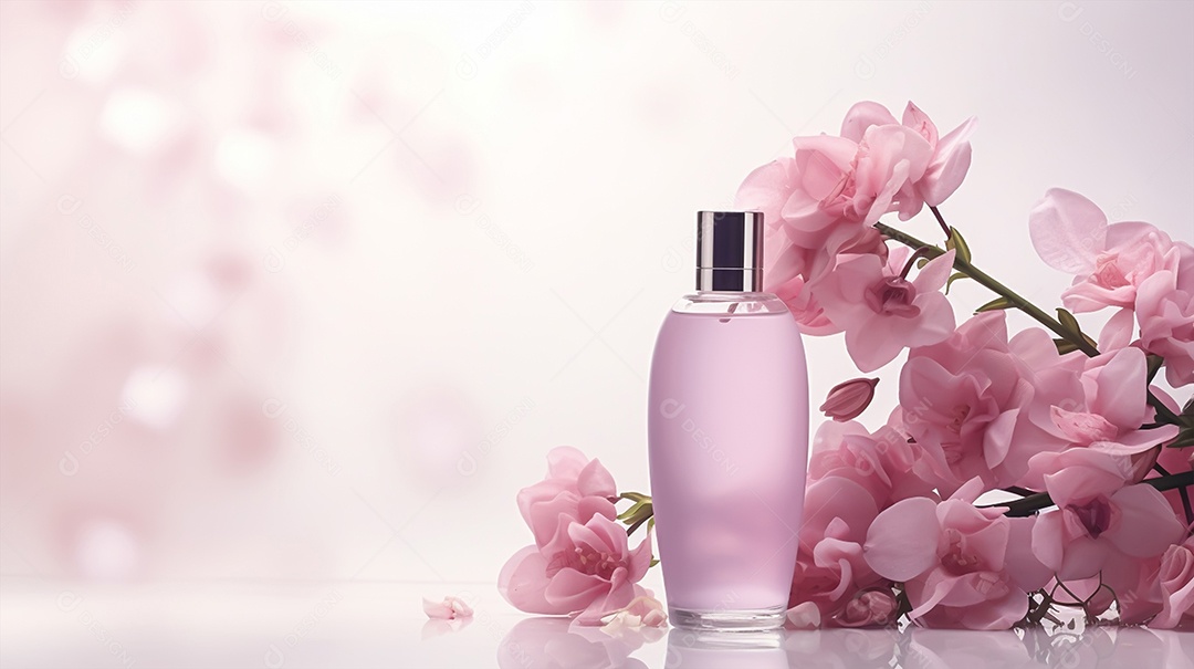 Frasco de perfume sobre uma mesa