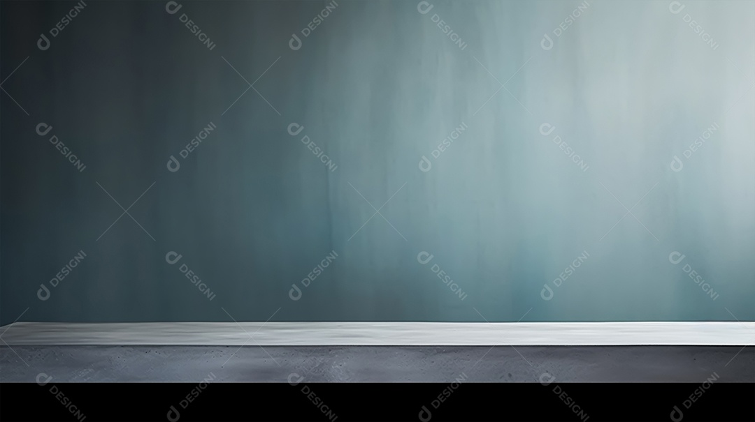 Cenário de mesa de madeira sobre fundo isolado