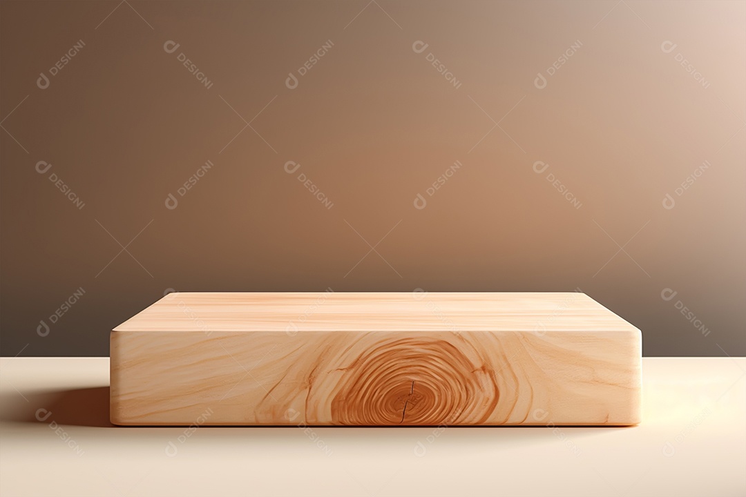 Cenário de tábua de madeira