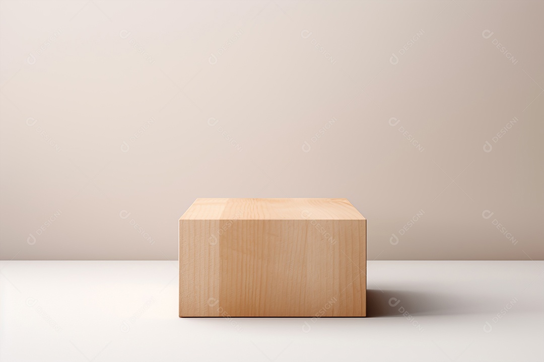 Cenário de tábua de madeira