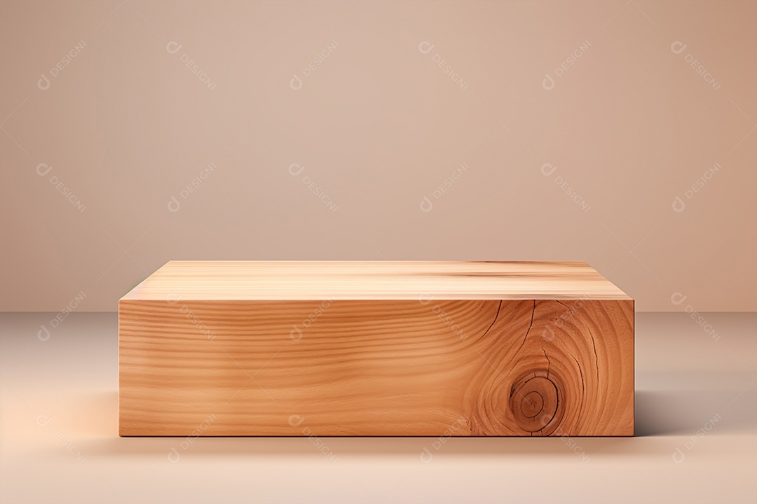 Cenário de tábua de madeira