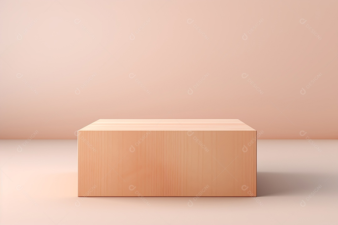 Cenário de tábua de madeira