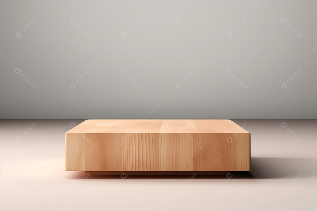 Podium sobre fundo isolado