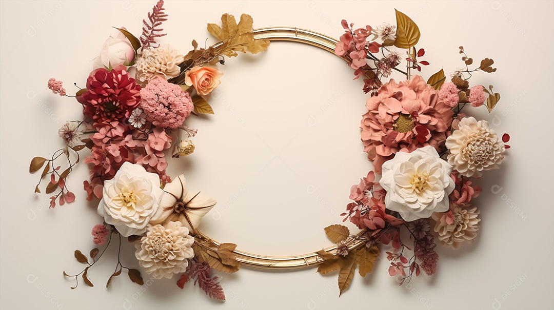 Flores sobre fundo isolado