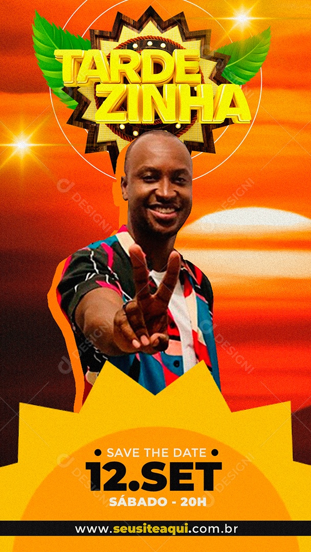 Story Tardezinha Flyer Social Media PSD Editável