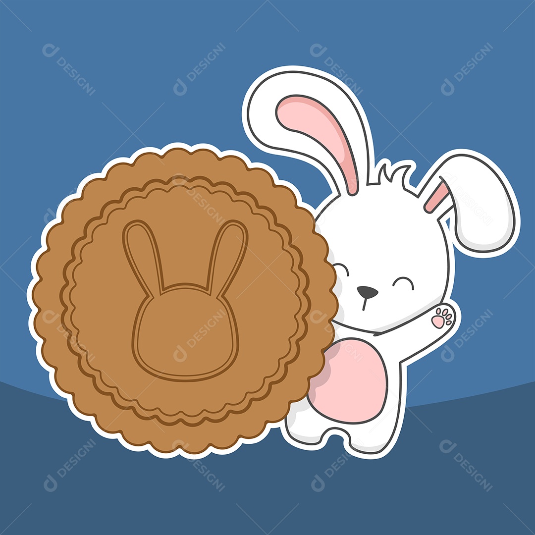 Coelho Ilustração Vetor EPS