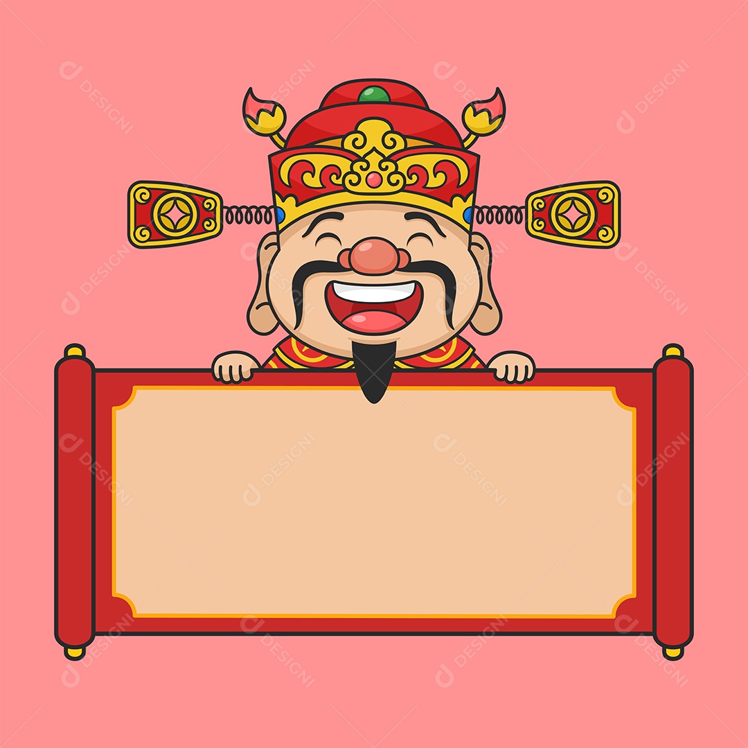 Deus da Fortuna Ilustração Vetor EPS