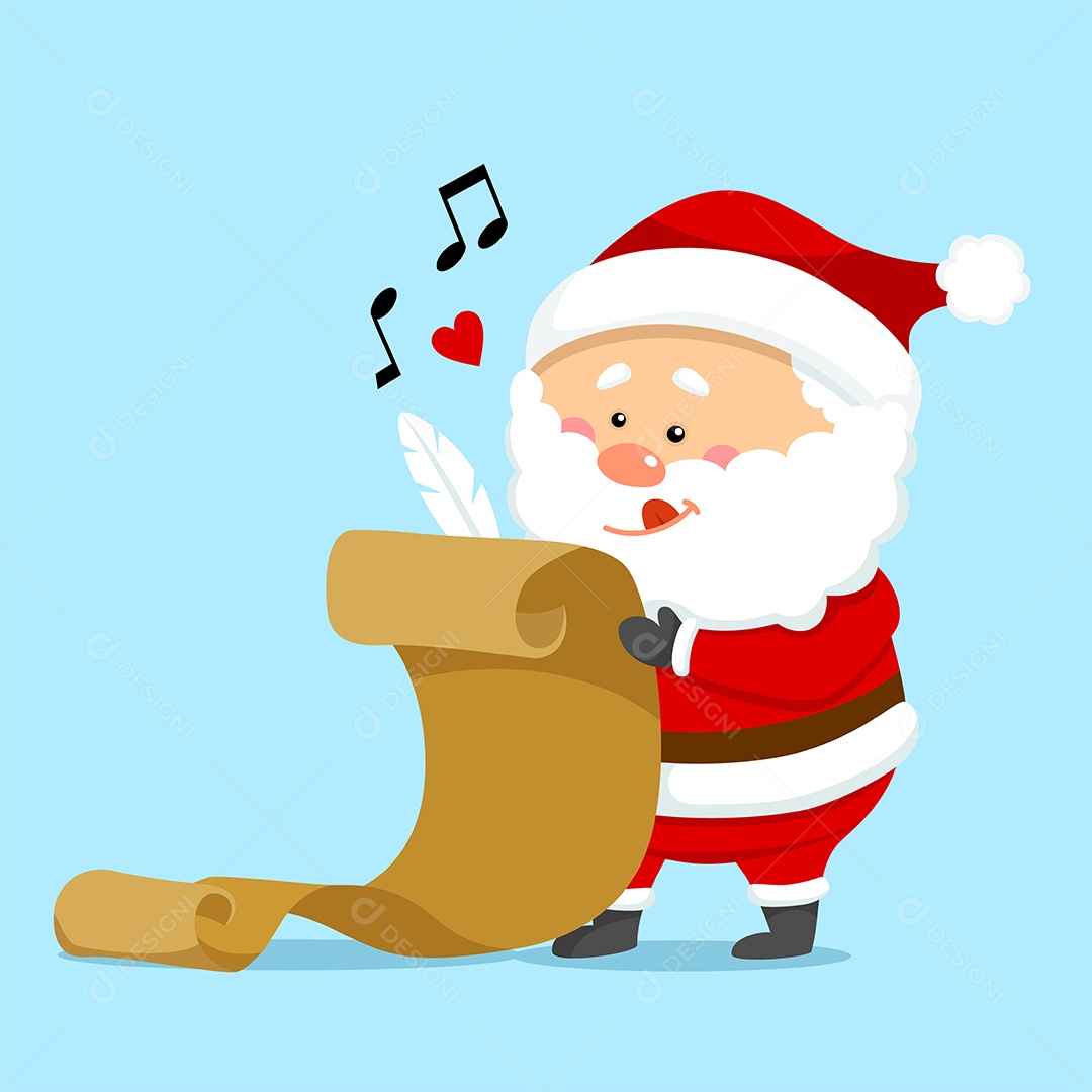 Papai Noel Ilustração Vetor EPS