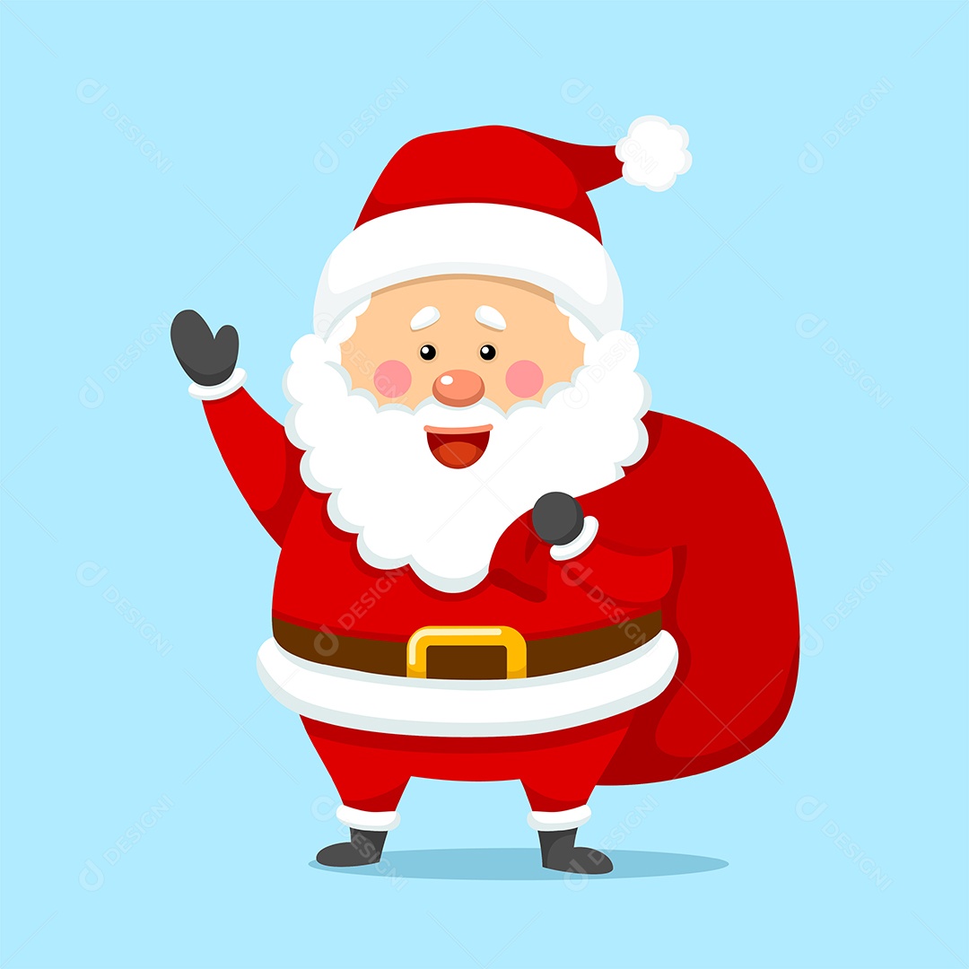 Papai Noel Ilustração Vetor EPS