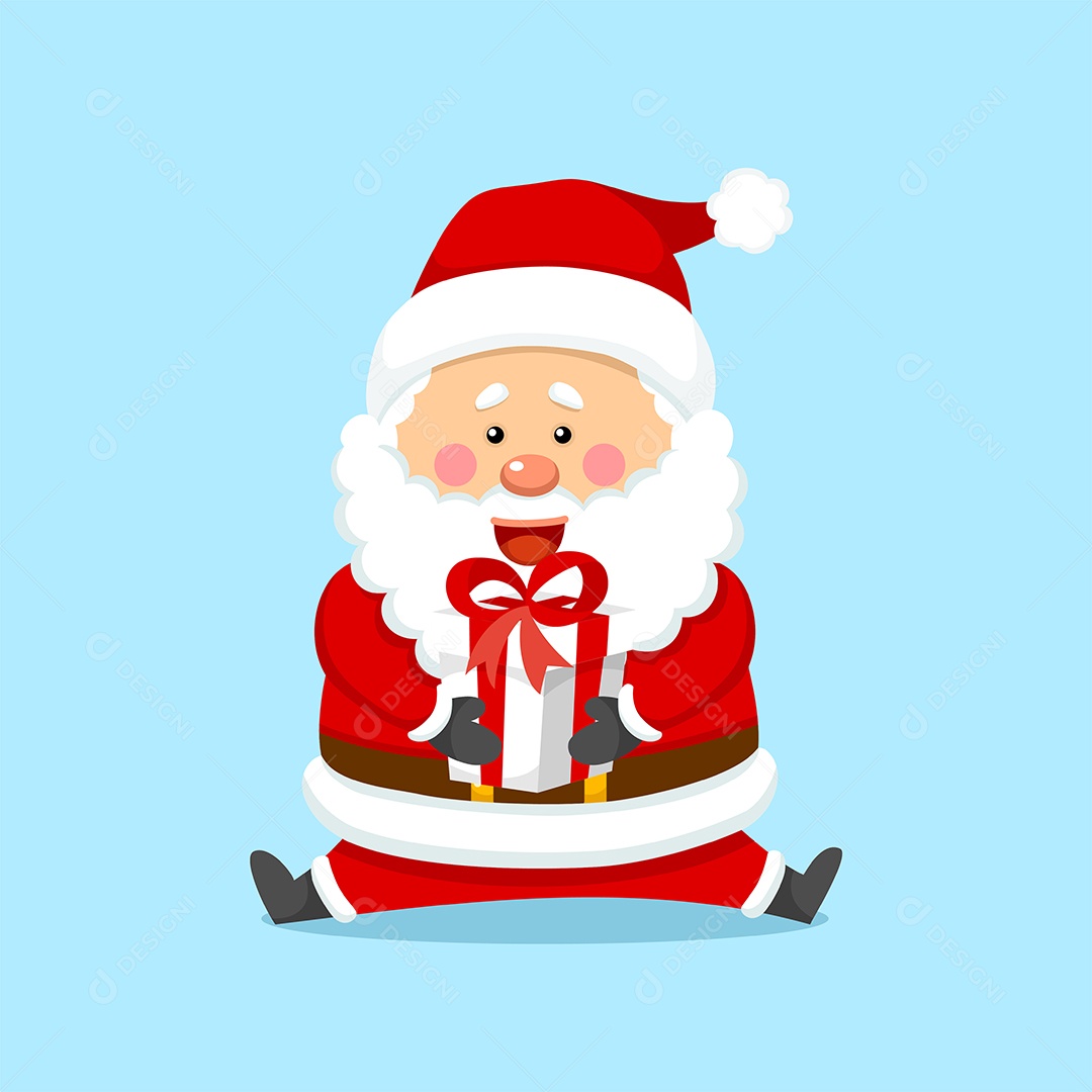 Papai Noel Ilustração Vetor EPS