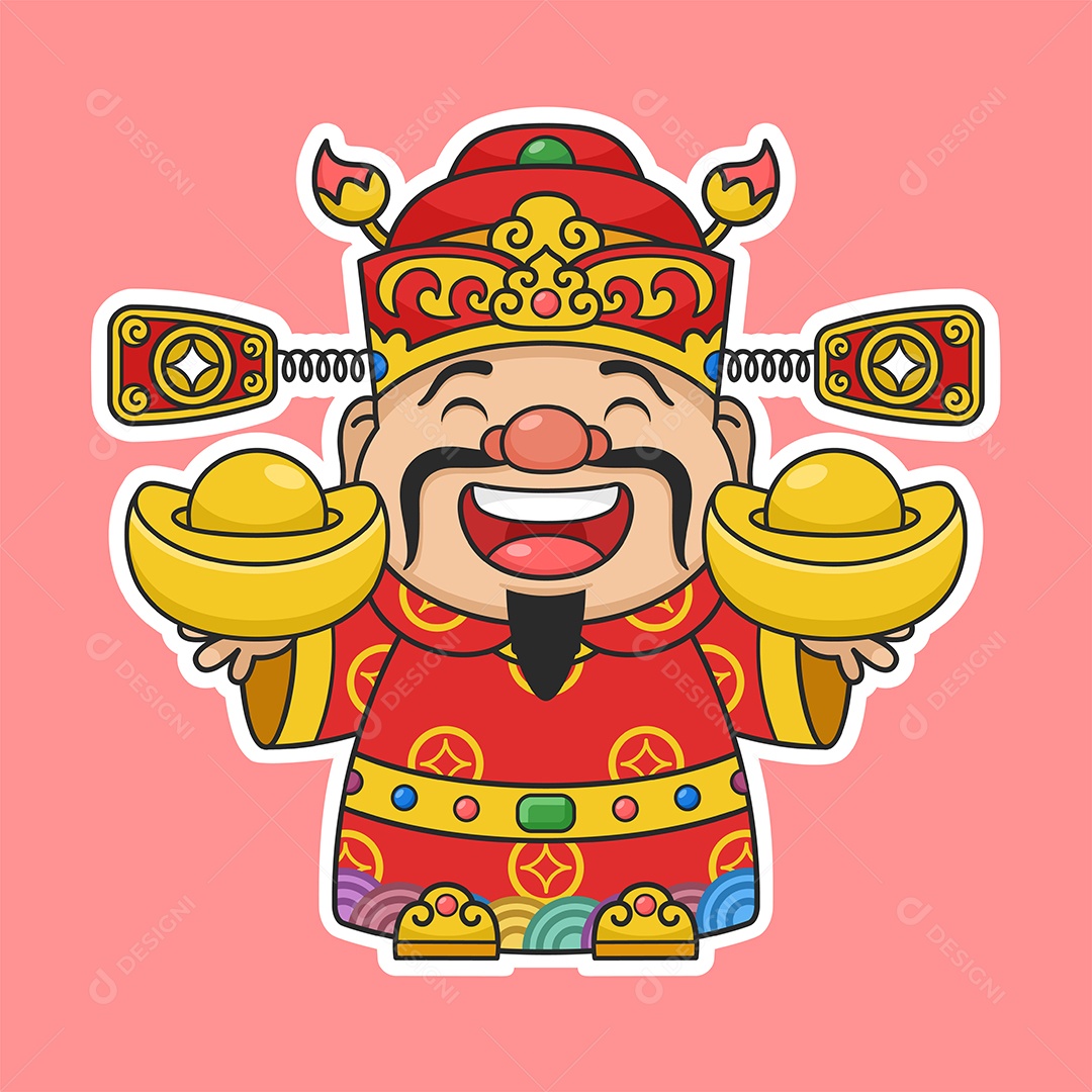 Deus da Fortuna Ilustração Vetor EPS