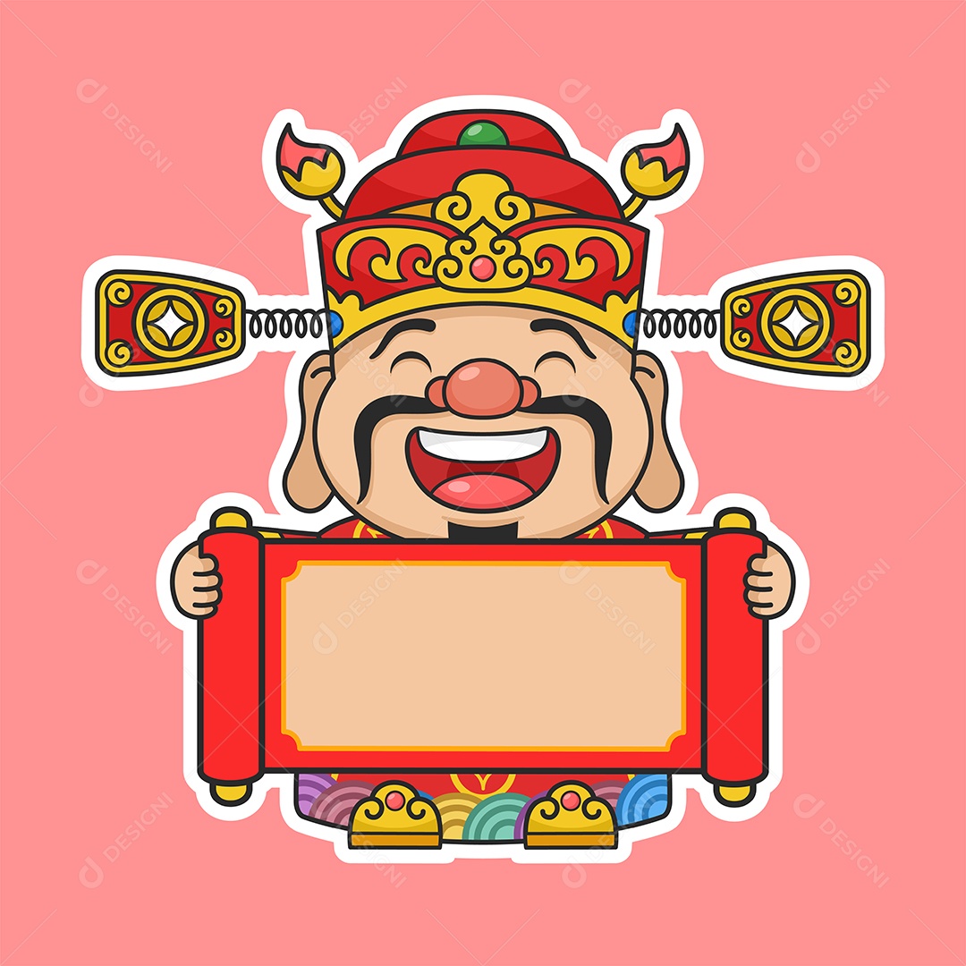 Deus da Fortuna Ilustração Vetor EPS