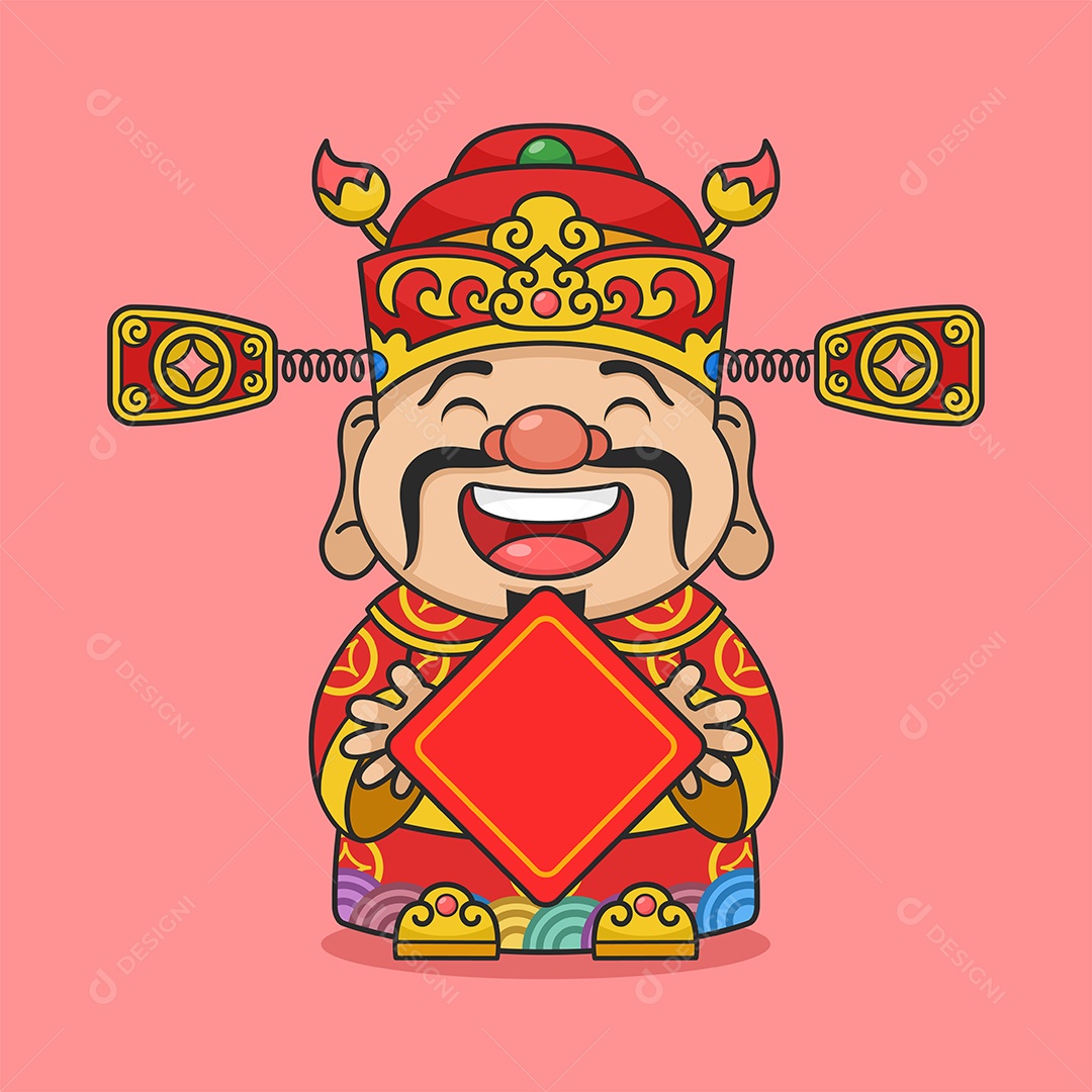 Deus da Fortuna Ilustração Vetor EPS